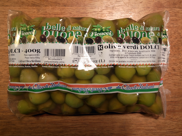 oliven dolci